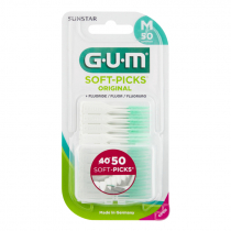 GUM SOFT-PICKS, ORIGINAL, MEDIUM 50PCS