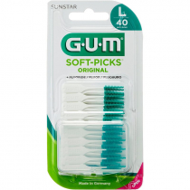 GUM SOFT-PICKS, ORIGINAL, LARGE 40PCS