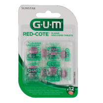 GUM RED-COTE DISCLOSING TABLETS 12PCS
