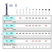 HORICO TUNGSTEN CARBIDE BUR