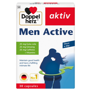  DOPPELHERZ AKTIV MEN ACTIVE 30 CAPSULES