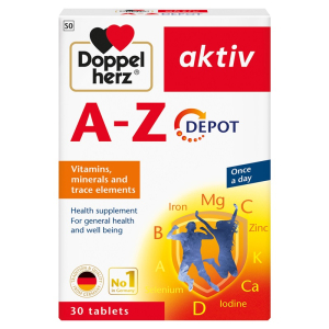DOPPELHERZ AKTIV A-Z DEPOT 30 TABLETS