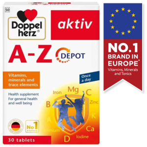 DOPPELHERZ AKTIV A-Z DEPOT 30 TABLETS