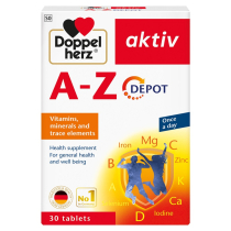 DOPPELHERZ AKTIV A-Z DEPOT 30 TABLETS