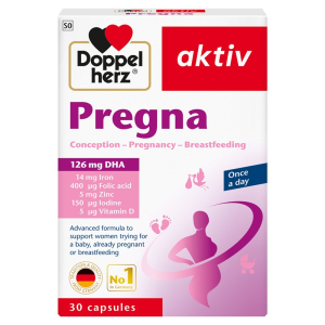 DOPPELHERZ AKTIV PREGNA 30 CAPSULES