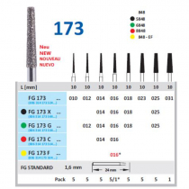 HORICO DIAMOND TAPER BUR 173 DIAM 016 X-COARSE GRIT