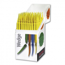 GARRISON WEDGE WANDS YELLOW 100PCS