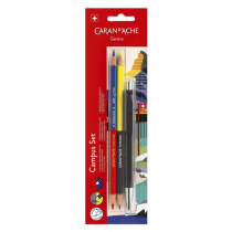 CARAN D'ACHE SHAPE & FORM COLOUR MARKING SET 3PCS
