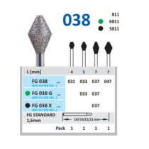 HORICO DIAMOND DOUBLE CONE BUR