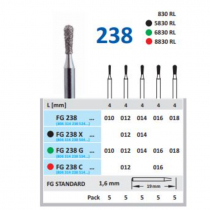 HORICO DIAMOND PEAR BUR