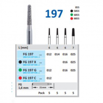 HORICO DIAMOND ROUND END TAPER BUR