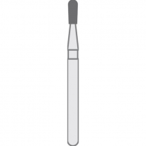 INTFG237012S PEAR BUR 237 DIAM 012 STANDARD GRIT 6PCS