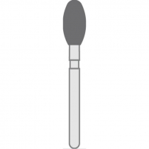 INTFG277033S FOOTBALL BUR 277 DIAM 033 STANDARD GRIT 6PCS