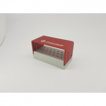INTENSIV RED TRAY FOR FG BURS 20 HOLES