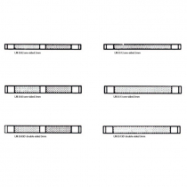 LM STRIPS WITH BLANKS ONE-SIDED 3MM 50PCS