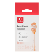 OCLEAN SONIC REPLACEMENT BRUSH EASY CLEAN ORANGE 2PCS