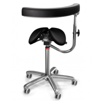 SALLI CHIN WITH ALL ROUND, MEDIUM, BLACK LEATHER 001