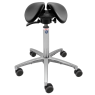 SALLI SWAYFIT SADDLE CHAIR, MEDIUM, BLACK LEATHER 001