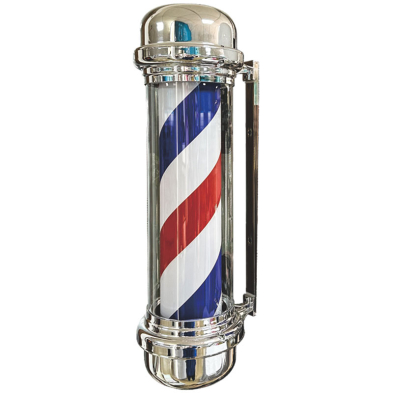 Barber Pole Classic Silver - Flat Top