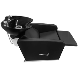 CORAL Wash Station - Black (With Extendable Footrest)-Black