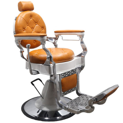 ***CALICO JACK Barber Chair - White Frame (Bushveld Tan)