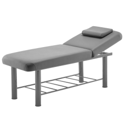 Marbella - Acacia Deluxe Massage Bed with Steel Frame Grey
