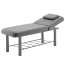 Marbella - Acacia Deluxe Massage Bed with Steel Frame Grey Raised Up