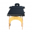 Marbella Portable 2 Part Wooden Massage Table  (Black)