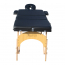 Marbella Portable 3 Part Wooden Massage Table  (Black)