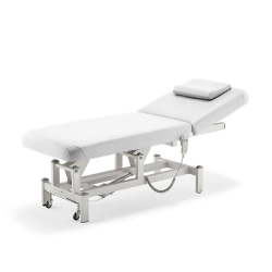 Salon Pro - ARIA Electric Bed White - 2 Part (Single Motor)