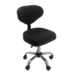 FLIGHT Stool  (Curve Back) - Black