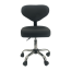FLIGHT Stool  (Curve Back) - Black