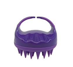Sarah B Claw Handle Silicone Scalp Massage Brush - Purple