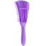 Flexible Detangling Brush - Purple Back
