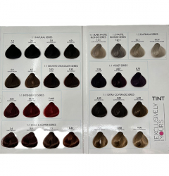 ***Exclusively Yours Tint Colour Chart