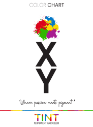 XY TINT Colour Swatch Chart