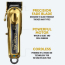 Wahl 5 Star Series Gold Cordless Magic Clip Features