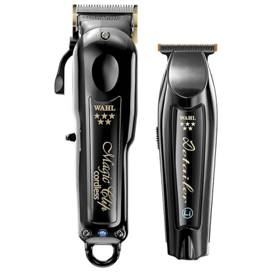 Wahl Barber Combo, Detailer & Magic Clip - Black