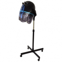 RIBALTA Hood Dryer on Stand - 3 Speed - Black