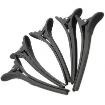 Crocodile Clips - Black Plastic - 6/pkt (CH36639)