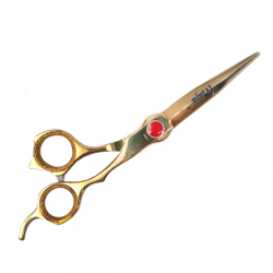 Mayas Indulge Sword Scissor Off Set 7" Jap Steel Gold