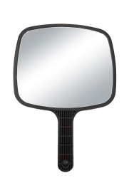 Hand Mirror - Black (23x33) (HS02339)