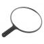 Hand Mirror Round with Handle 25cm diameter (HS54739)
