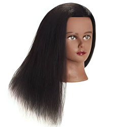 Mannequin Head - 16", Afro for Braiding & Weaving