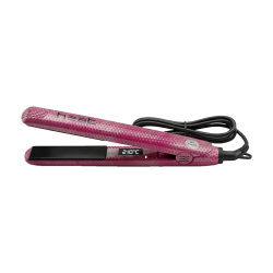 Heat Hair Straightener Mini Pink Checkered 210 Degrees