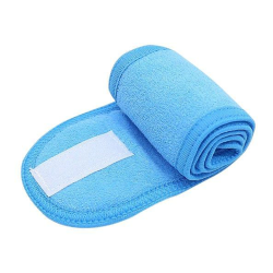 ***Head Band Toweling with Velcro - Turquoise/Blue(HS00239)