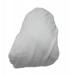 Bed Cover with Face Hole - White