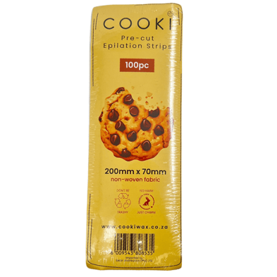COOKI Pre-cut Epilation Body Strips 100pc, 80gsm