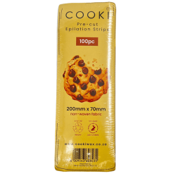 COOKI Pre-cut Epilation Body Strips 100pc, 80gsm