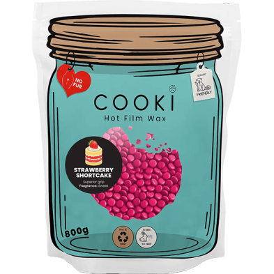 COOKI Wax Film Wax Beads - Strawberry Shortcake 800g
